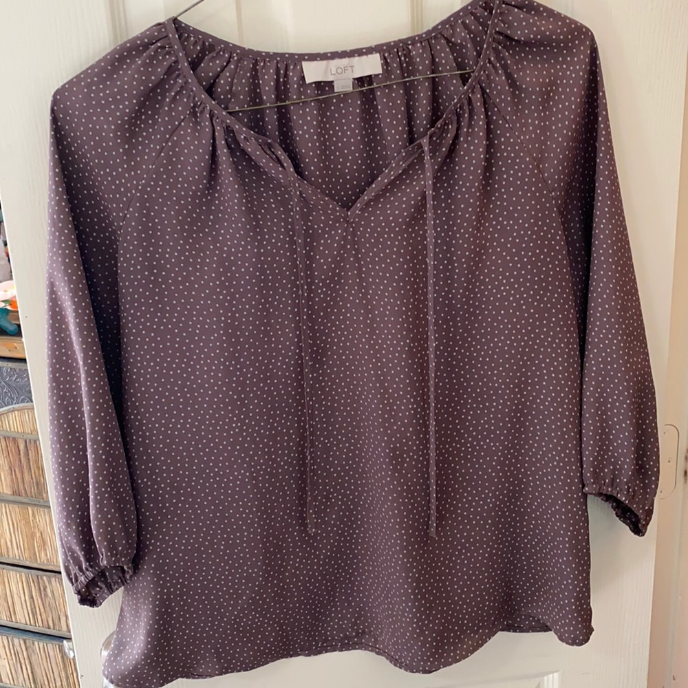 Loft work blouse